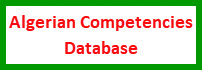 Algerian Competencies Database
